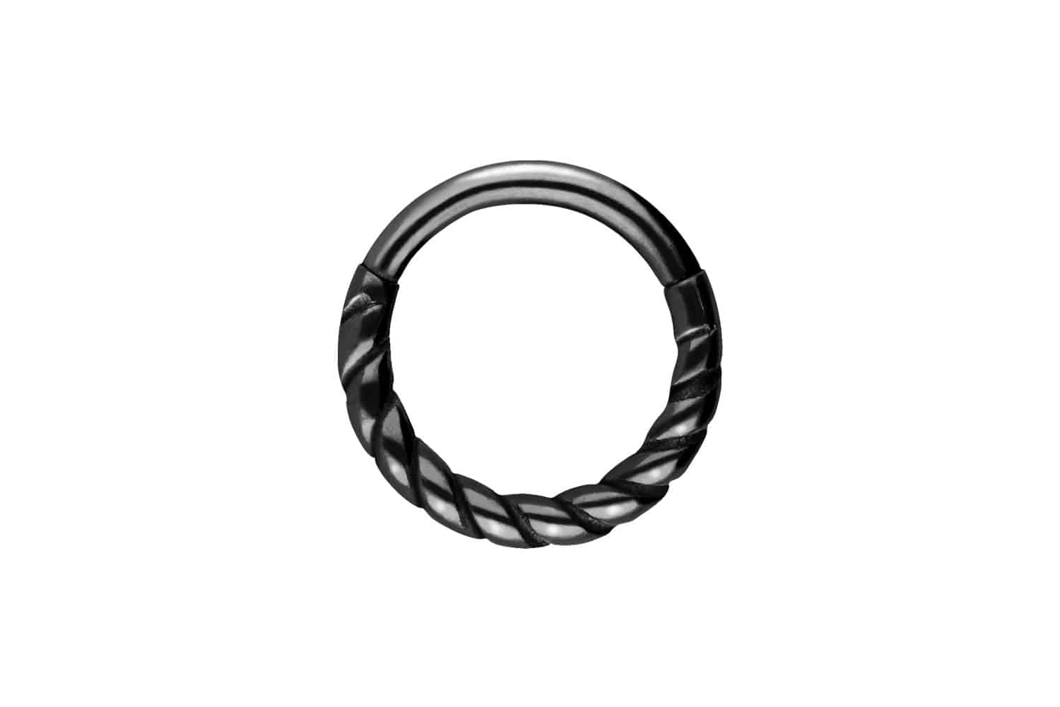 Chirurgenstahl Segmentring Clicker Piercing GEDREHT
